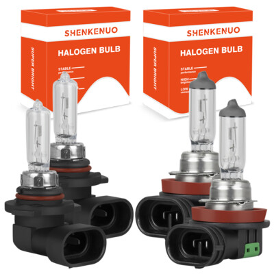 For Dodge Challenger 2015-2020 4X 3400K Halogen Headlight Bulb Fog Light BP