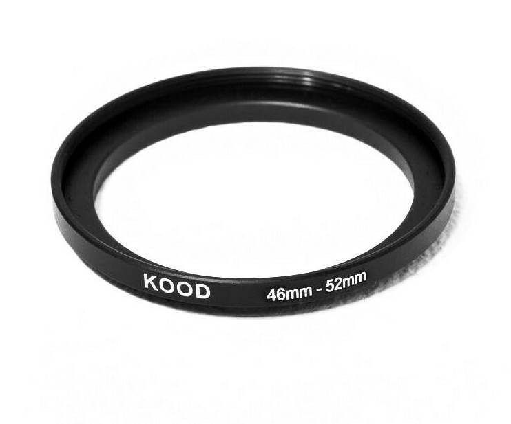 46-52mm Step Up Adapter Ring  46mm Lens Thread to 52mm Filter Size  UK Seller