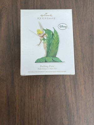 2012 Hallmark Keepsake Disney's Peter Pan Tinkerbell 'Peeking Pixie' Ornament