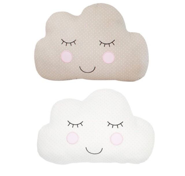 Sweet Dreams Cloud Cushion by Sass & Belle. Nursery Accessory Colour Beige