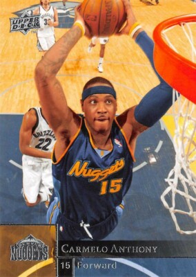 2009-10 Upper Deck #42 Carmelo Anthony Denver Nuggets    