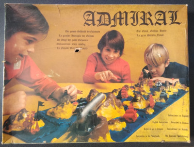 BRETTSPIEL - ADMIRAL Das Spiel der Galeonenschlacht - 70er Jahre RARITÄT