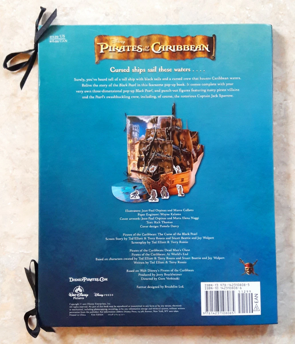 Pirates of the Caribbean The Black Pearl A Pop-Up Pirate Ship: Disney  Books, Disney Storybook Art Team: 9781423108085: : Books