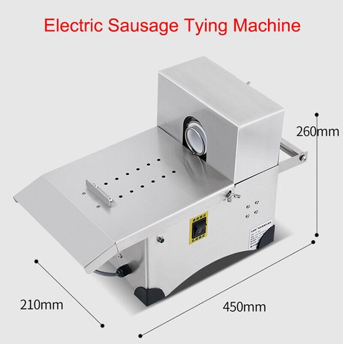 Máquina automática para anudar salchichas eléctricas máquina para atar perros calientes máquina para anudar - Imagen 8 de 9