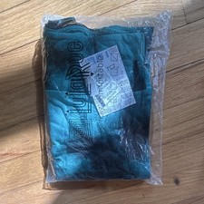LuLaRoe Tall  Curvy TC2 Teal Black Ankle Leggings Tie-Dye Pattern