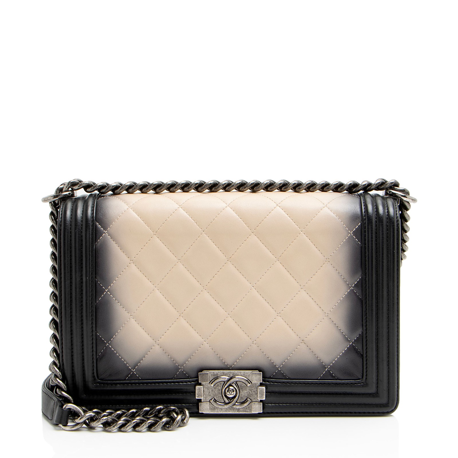 Chanel Ombre Lambskin New Medium Boy Bag