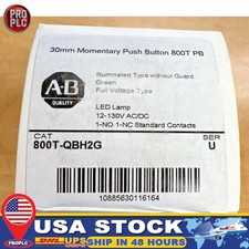 ALLEN-BRADLEY 800T-QBH2G Momentary Push Button Green NEW  SEALED BOX US Free Tax