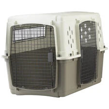 Pet Lodge 2-Door Pet Crate, Airline Approved Dog & Cat Carrier for Travel, Large