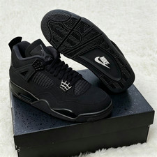 Jordan 4 Retro Black Cat Mens Mid Top Basketb...