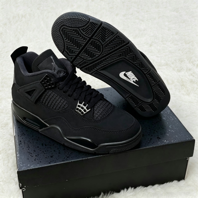 #ad #ad Jordan 4 Retro quot;Black Catquot; Men#x27;s Mid Top Basketball Shoes Sneakers $99.00