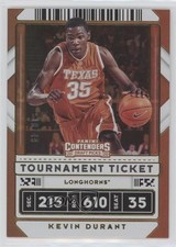 2020 Panini Contenders Draft Picks Tournament Ticket 10/49 Kevin Durant #5 04tz