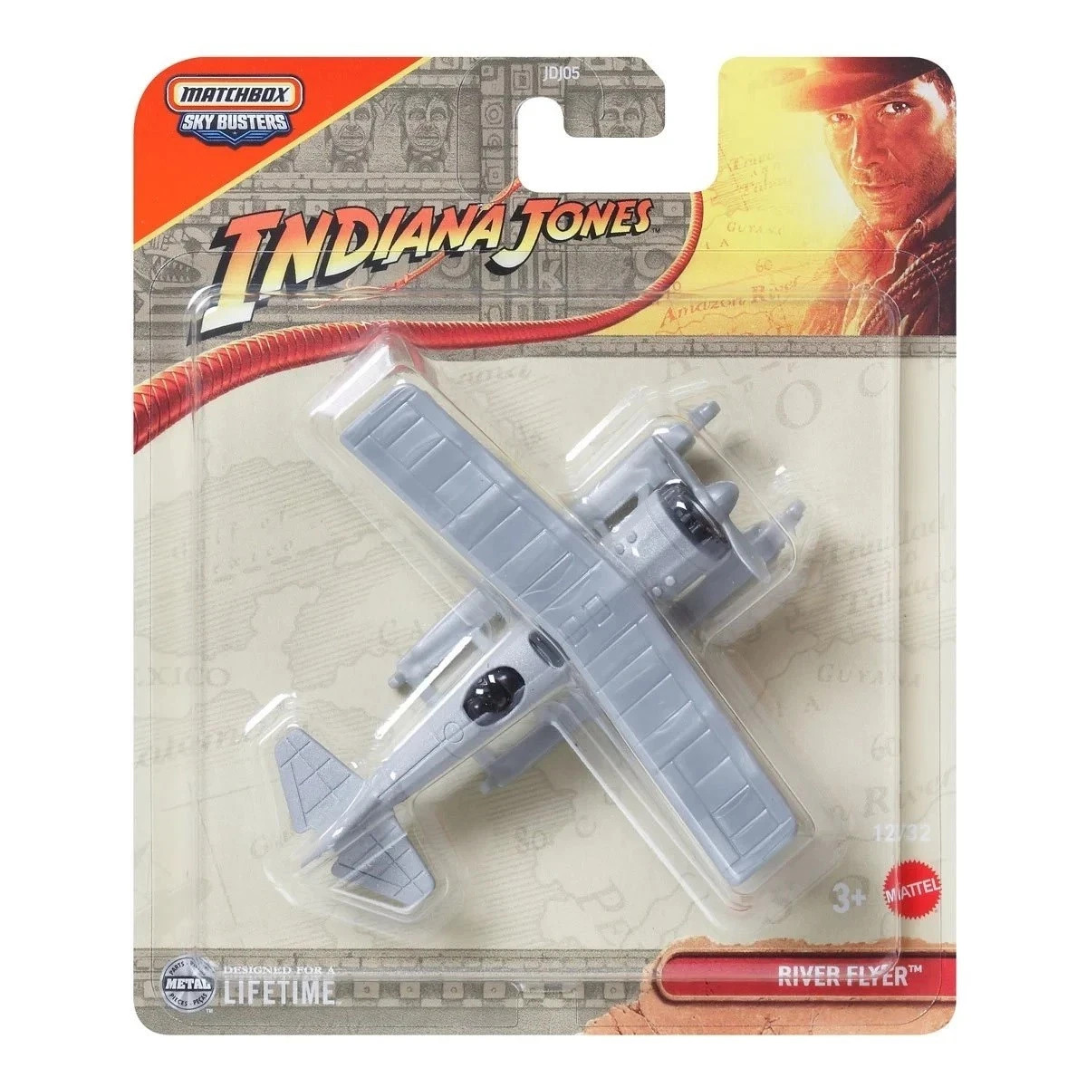 Matchbox Sky Busters - Indiana Jones - River Flyer Plane - 12/32 - Mattel/2024 - Image 4