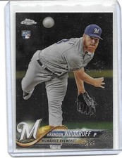 2018 Topps Chrome Brandon Woodruff Rookie RC #179 Brewers