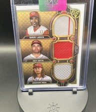 2022 Topps Triple Threads - Triple Threads Relic Combos Votto, Larkin, India /36