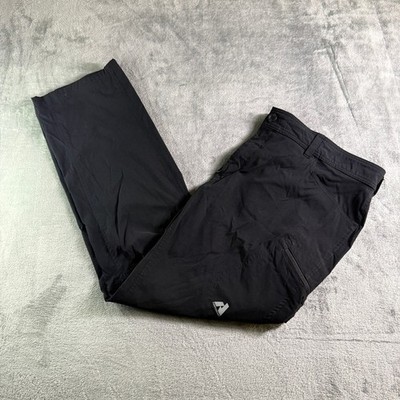 Eddie Bauer First Ascent Guide Outdoor Hiking Pants Mens 42x34 Black