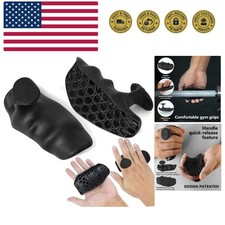 Weight Lifting Grips for Men Women Deadlifts, Ergonomics Rubber Gym Grips for...