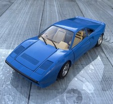 Bburago Ferrari (288) GTO Pioneer Blue 1:24 Vintage 1980s Diecast Model Kit 5172