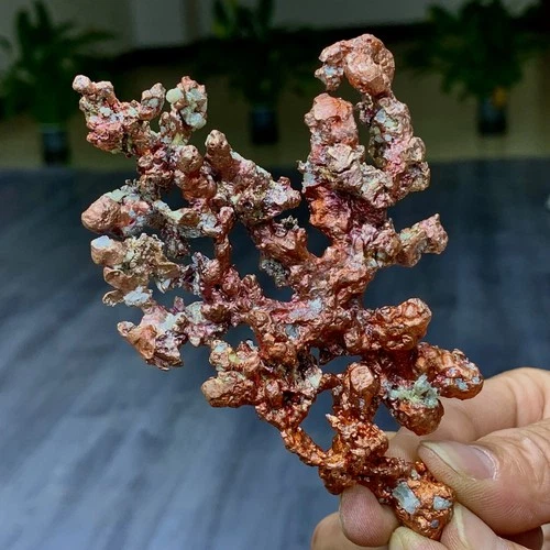148G Native Copper Iridescent Crystal Cluster Specimen