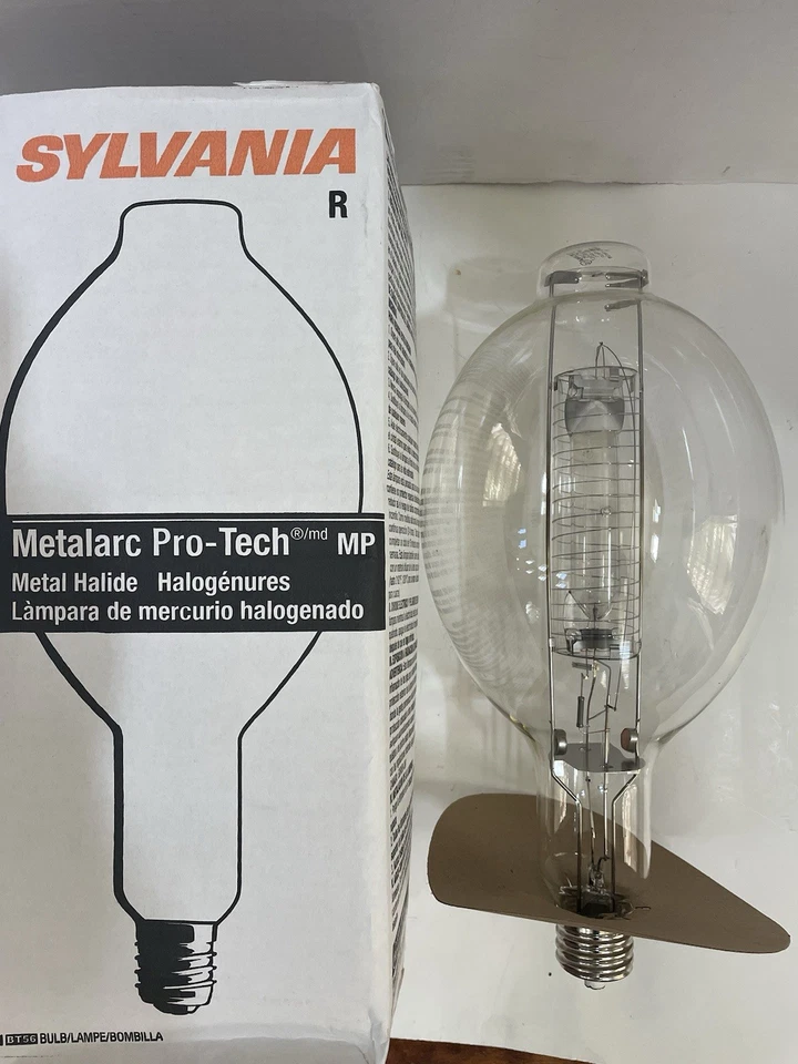 Lote de 6 bombillas Sylvania M1000/BU BT56 Metalarc 1000W M47/O EX39 Mogul Foto 4 de 4