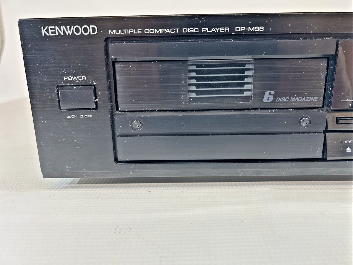 Vintage Kenwood DP-M98 Multiple Compact Disc Player 6 CD Changer