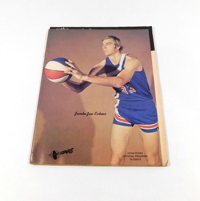 1974-75 Utah Stars vs Denver Nuggets Game 4 ABA Basketball Playoff Program