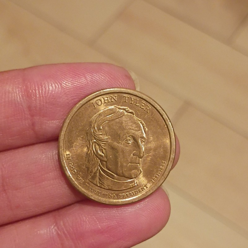 2009-P John Tyler Presidential $1 Coin Business Strike Philadelphia Mint