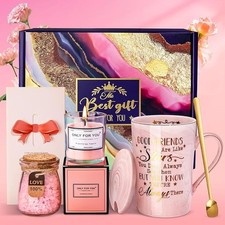 Best Friend Birthday Gifts for Women, Friendship Pamper Hamper Gifts for Bestie