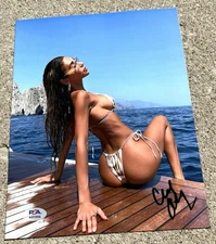 CHANTEL JEFFRIES DJ Model SIGNED 8X10 Photo PSA/DNA C