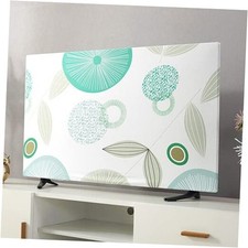 Stretchable Dustproof Slipcover TV Screen Monitor Desktop Computer 24inch Lotus