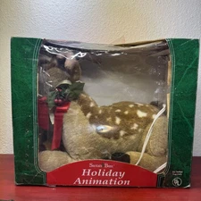 Vintage Santa's Best Holiday Animation Little Doe Animated Deer Christmas 1990s