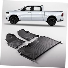 TPE All-Weather Floor Mats for Dodge Car Mat for Truck Floor RAM 1500 2019-2024