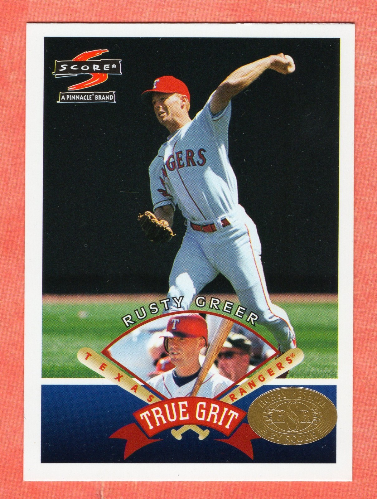 1997 SCORE HOBBY RESERVE "TRUE GRIT" #534 RUSTY GREER  (514)