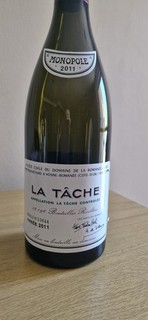 Empty Wine Bottle & Label La Tache 2011 750ml Romanee Conti