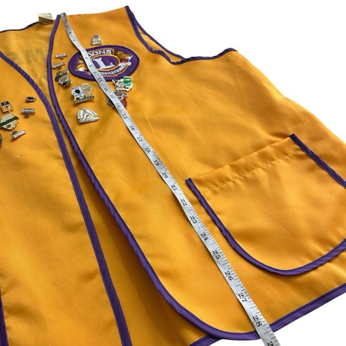 Lions Club International Vest with Pins Men’s Size XL - Picture 8 of 8