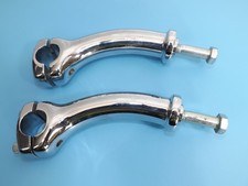 Motor cycle Handlebars - Risers Chrome (Pair) USED
