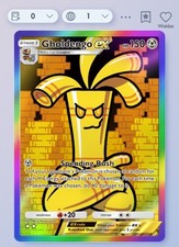 Pokemon TCG Pocket - Gholdengo Ex - Rainbow 2⭐Karte - Englisch - Schnelle Lieferung