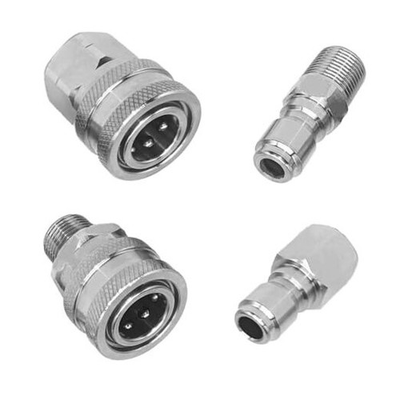 #ad 3 8 Quick Connect Pressure Washer Fittings SetStainless Steel 3 8 Inch $22.99