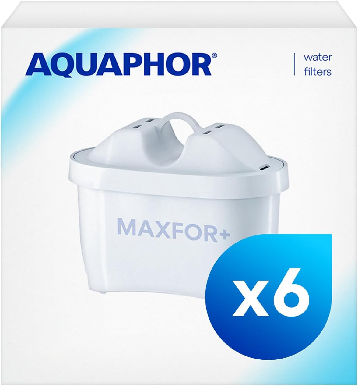 Maxfor+ Filtri Acqua Compatibili Brita Maxtra+ Confezione 6 Pezzi