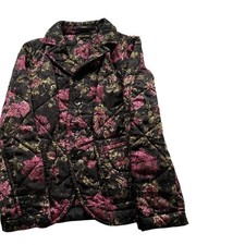 COMME des GARCONS Floral Jacquard Quilted Jacket -Used- Stylish Design -From Ja