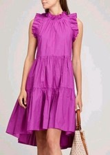 Ulla Johnson Tasmin Ruffle Cotton Dress A-Line Size 2, EUC!