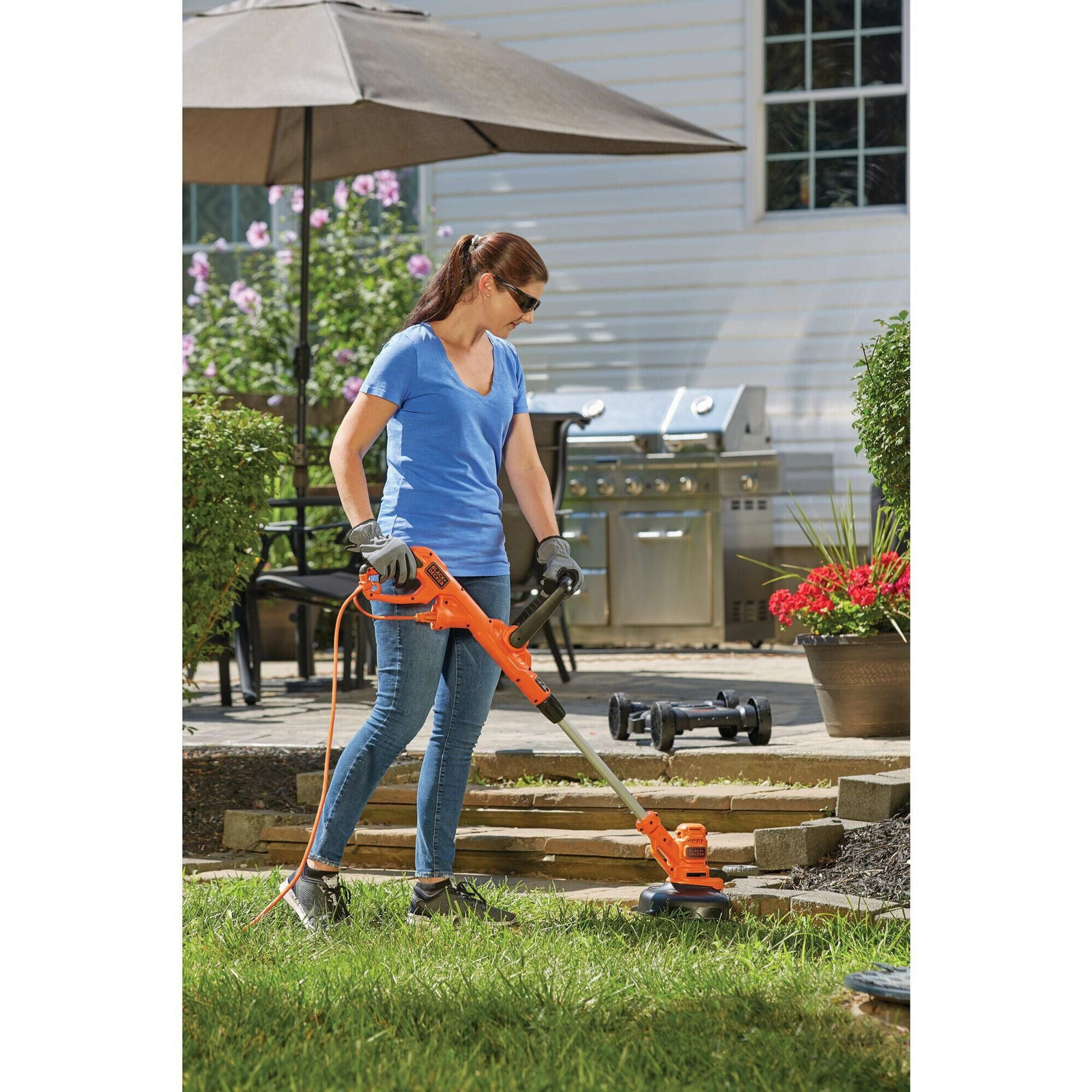 BLACK+DECKER 12 In. 3in1 Compact Electric Lawn Mower - BESTA512CM