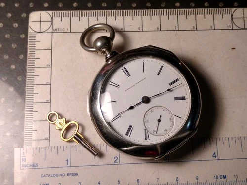 Elgin National Antique American Running Ryerson Pocket Watch Grade 55 Circa 1871