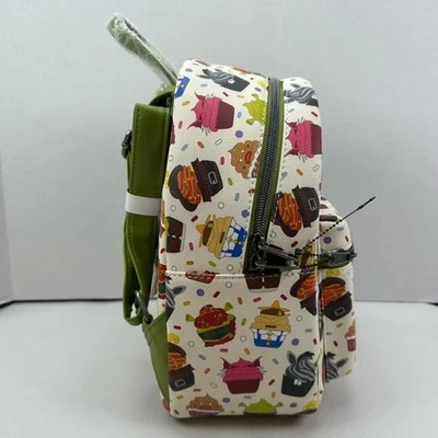 Cupcake shrek Pattern Loungefly Backpack Loungefly Shrek Cupcakes Mini Backpack | Hot Topic main image 3
