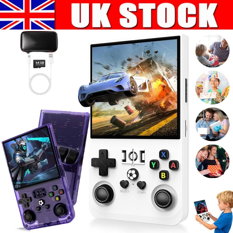R36MAX Retro Handheld Video Game Console | 64GB| 4.0in IPS Screen |Fast Dispatch