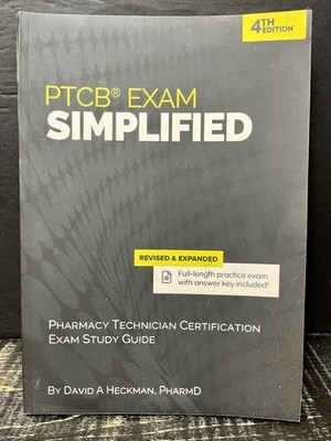 PTCB Exam Simplified Pharmacy Technician Certification Exam Guide 2019  A2