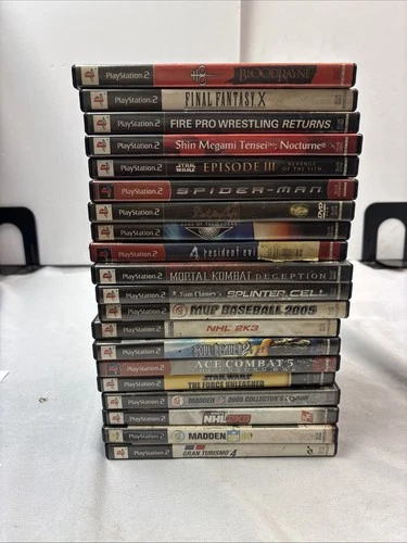 Lot of 20 Sony PlayStation 2 PS2 Games Great Value