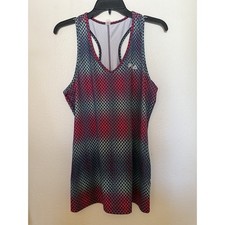 FILA SPORT Women's Racerback Running Tank Blue Purple Pink Small EUC