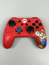 PowerA Super Mario Nintendo Switch Enhanced Controller - No Cable - Tested