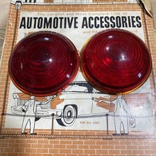 ORIGINAL VINTAGE  LS304 KD LAMP RED GLASS LEN...