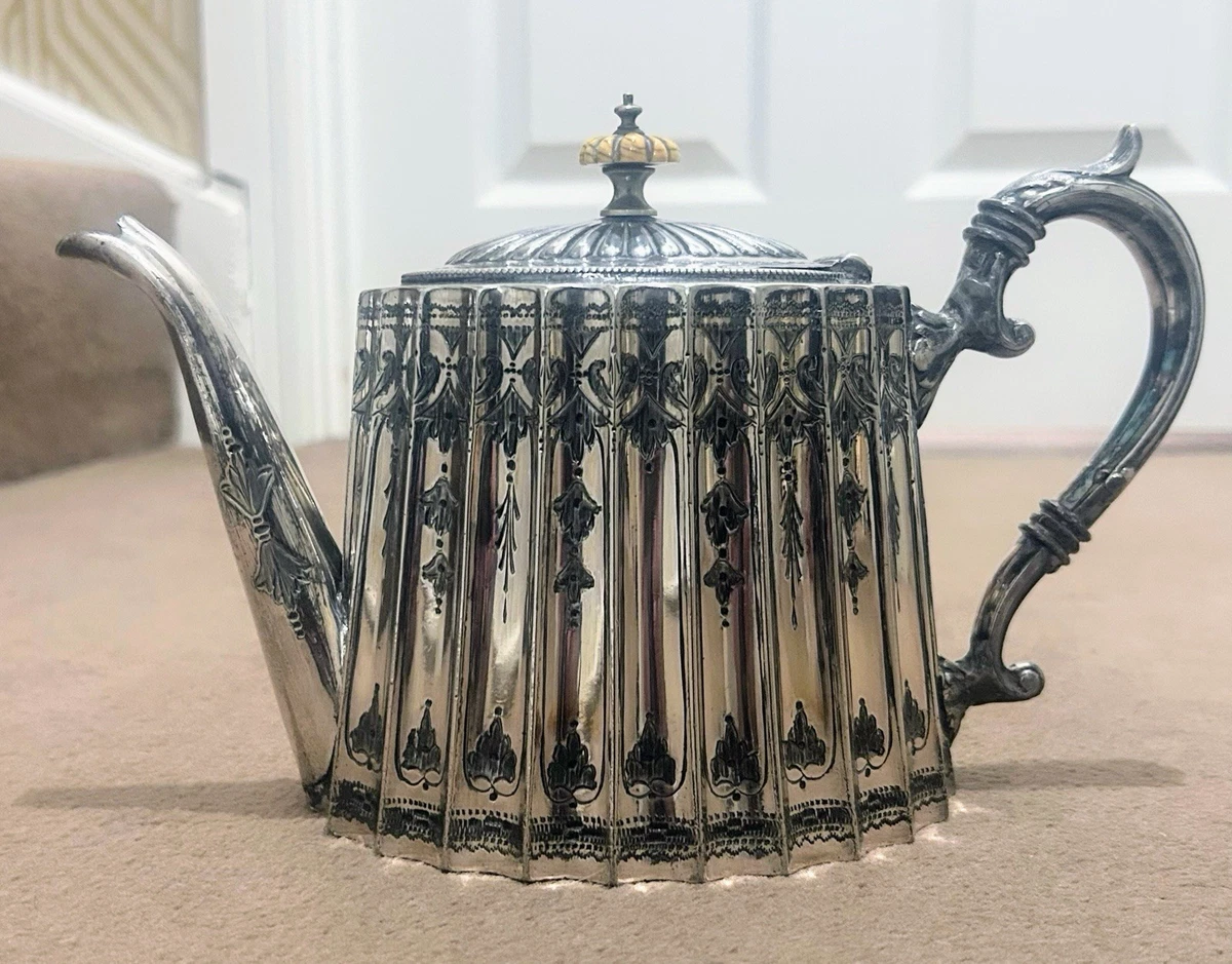 Sheffield 1900-1940 Antique US Silver-Plated Teapots, Coffee Pots